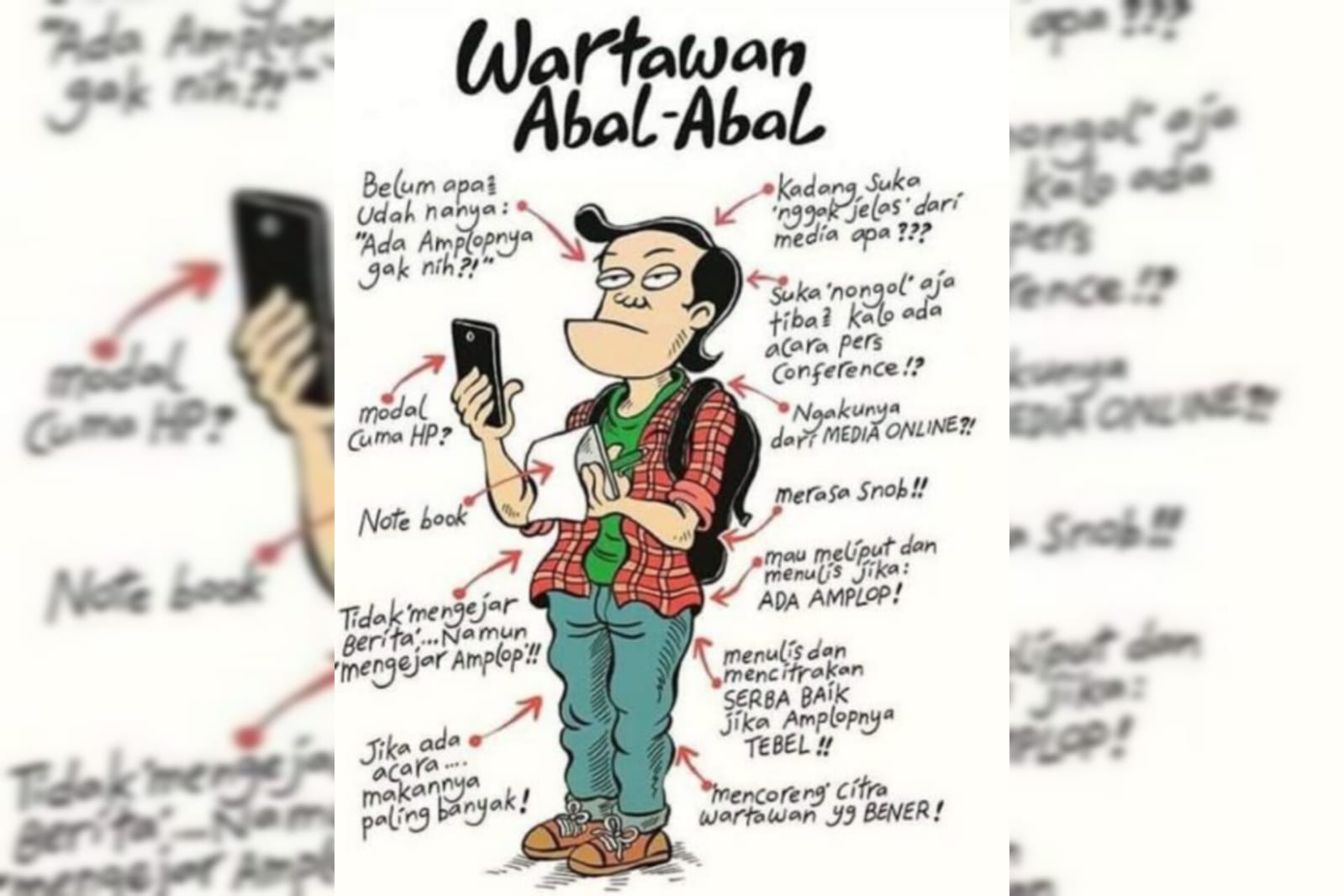 Wartawan abal-abal.