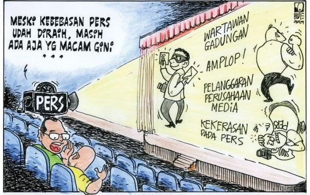 Wartawan bodrek bisa menipu siapapun seperti dengan modus pemerasan.