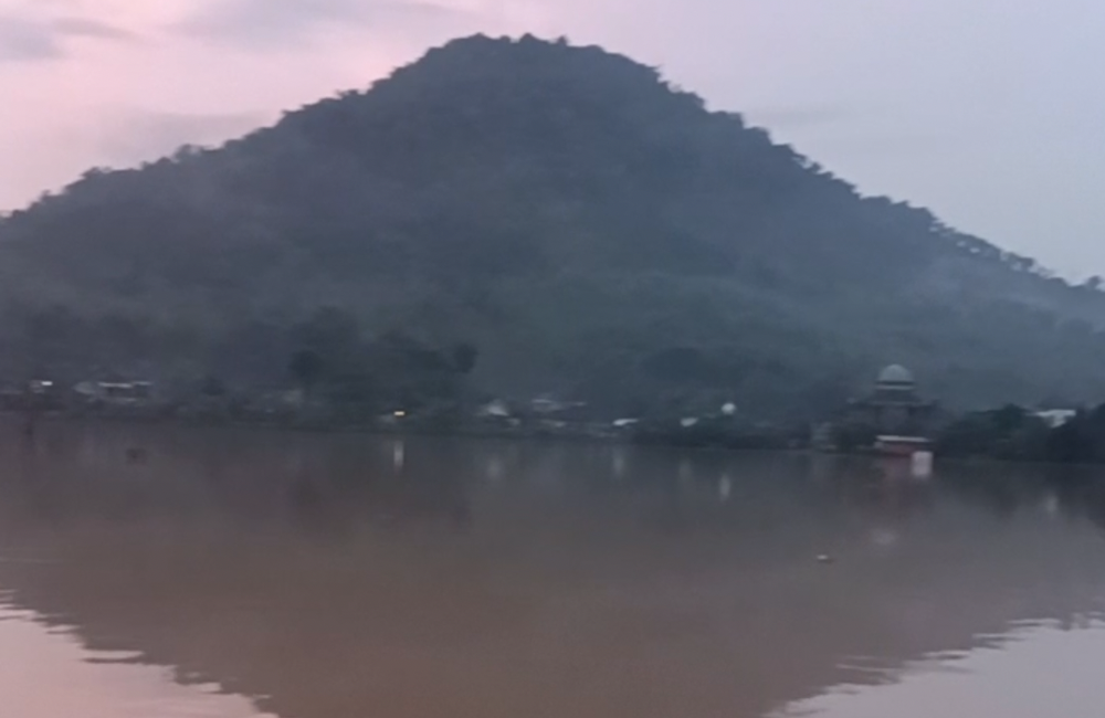 Kondisi sawah Desa Sambirejo yang terendam banjir