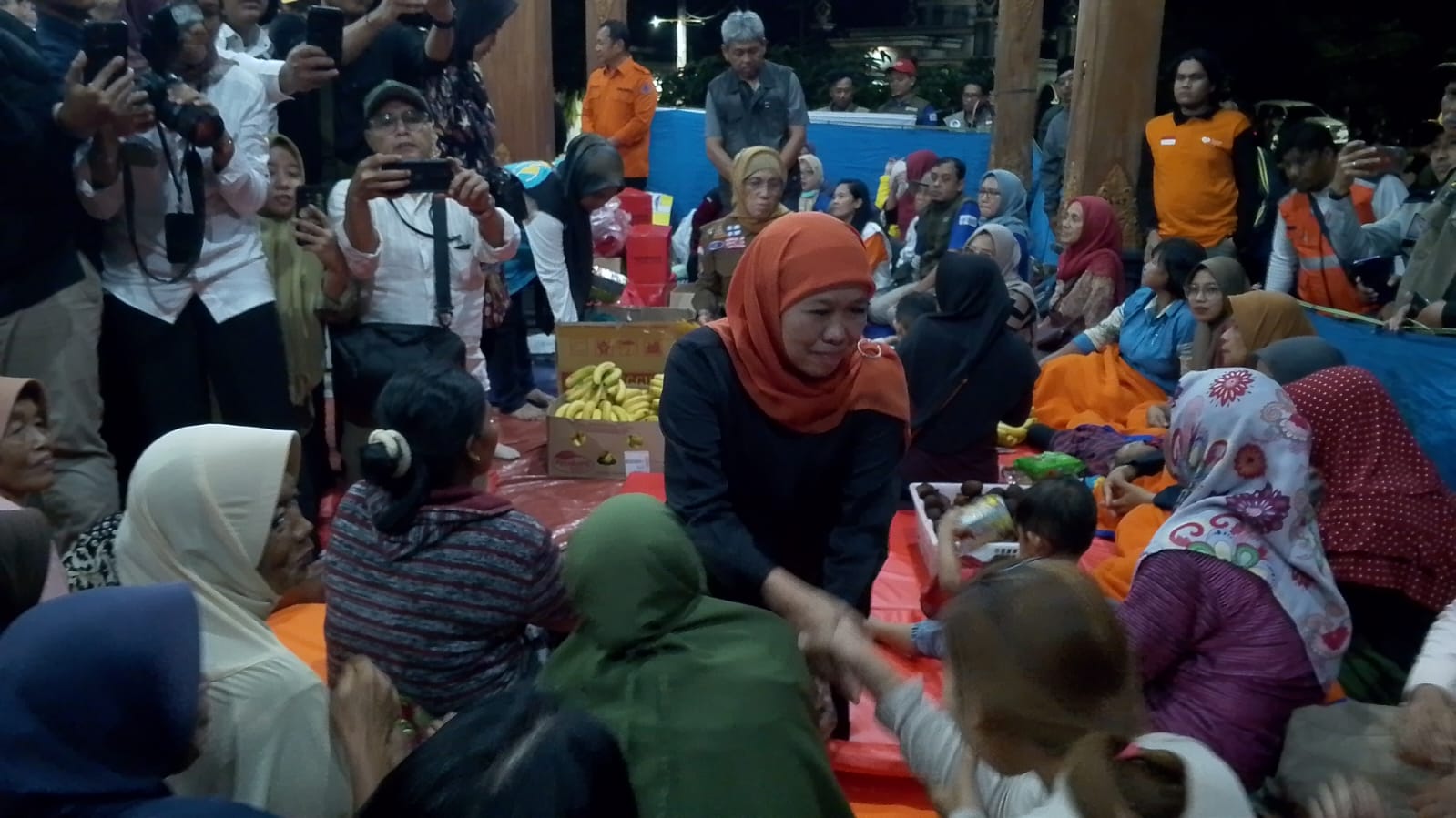 Korban tanah longsor di Trenggalek yang akan mendapatkan bantuan dari kemensos