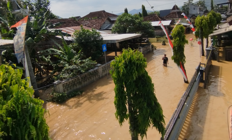 Situasi Trenggalek ketika dilanda banjir