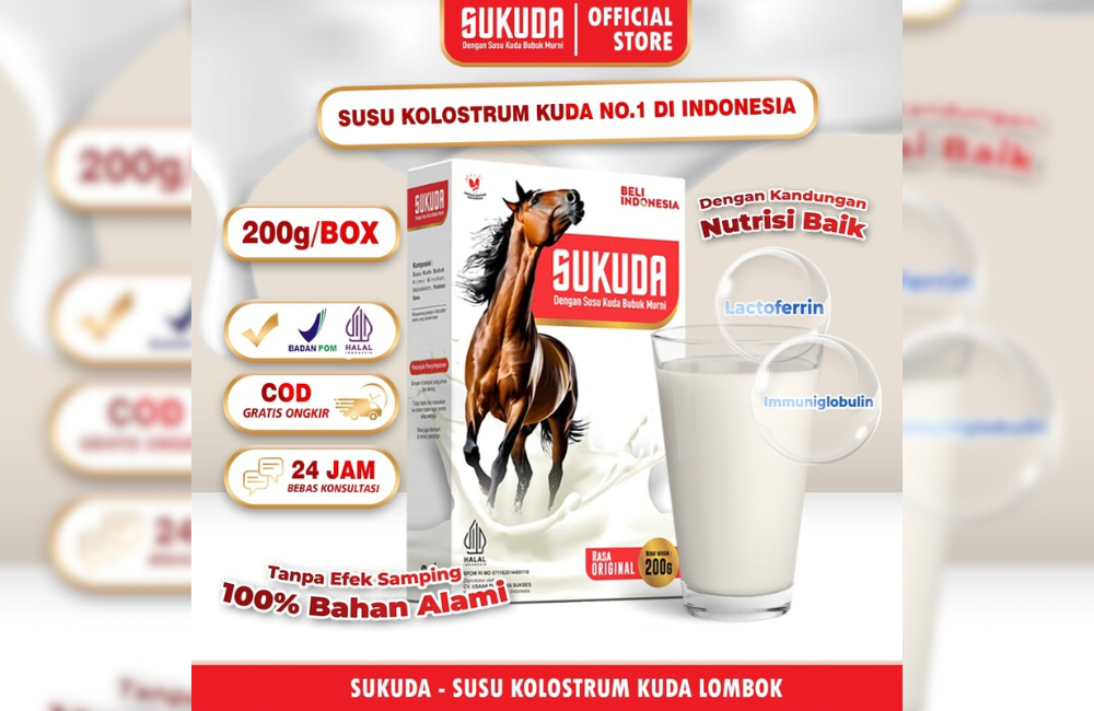 Sukuda: Susu Kuda Liar Kolostrum 0&ndash;36 Jam, Pembersih Paru-paru Alami yang Kini Hadir di Indonesia