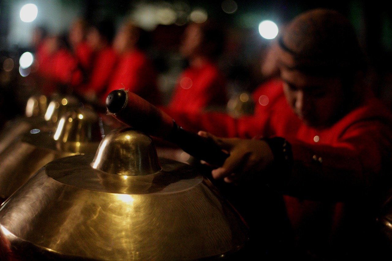 Slendro dan pelog merupakan dua jenis irama dalam gamelan Jawa. (JOKO NARIMO/PIXABAY)