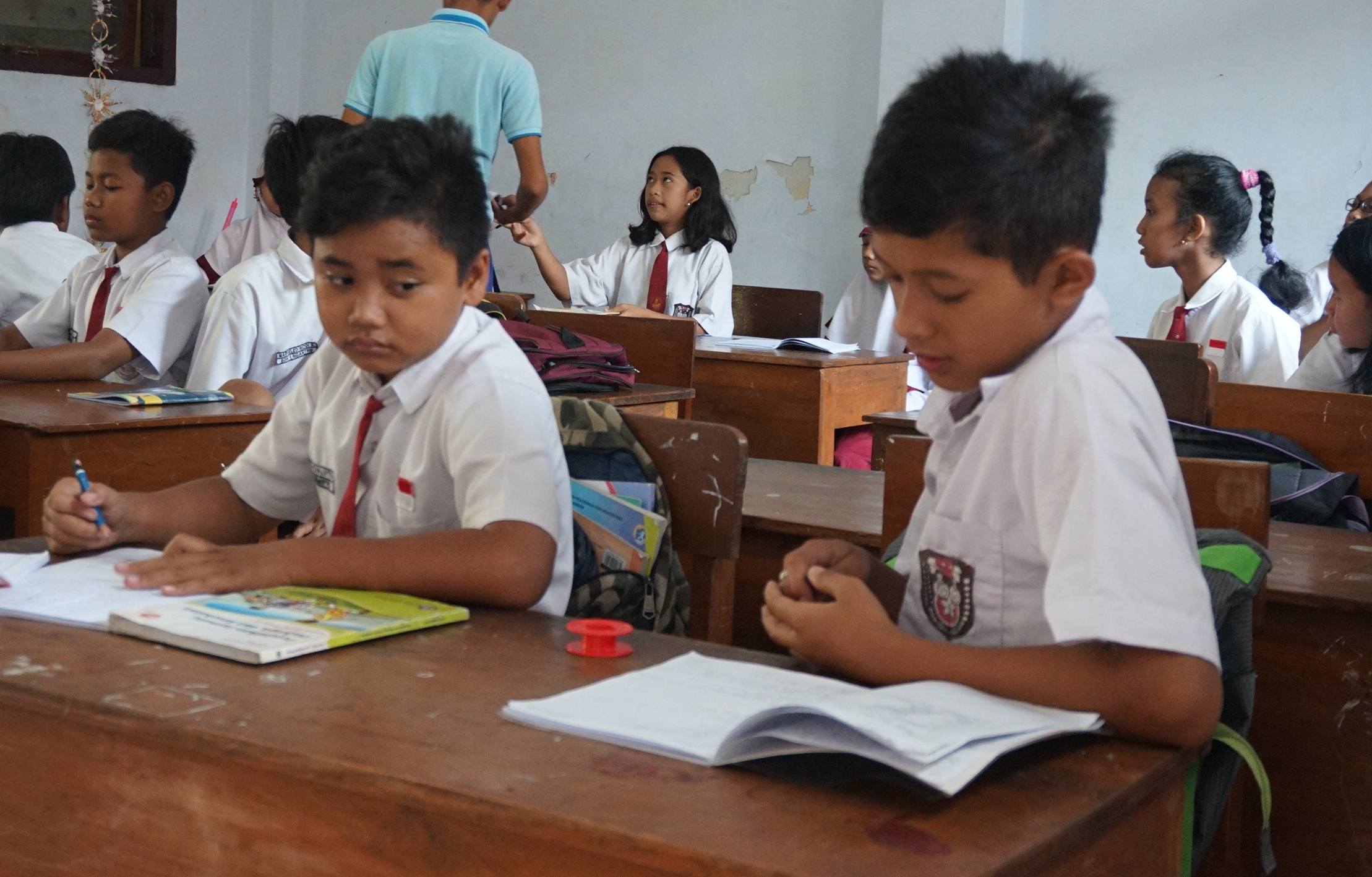 Anak SD ketika belajar