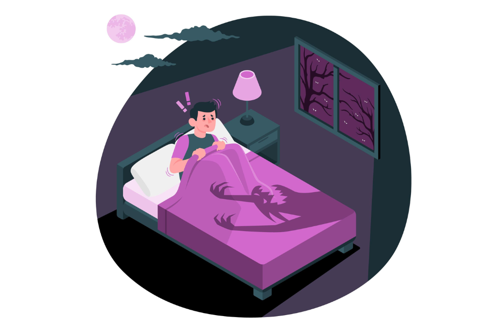 Terjebak antara mimpi dan nyata, tubuh membeku, jiwa menjerit tanpa suara&mdash;sleep paralysis menyeramkan.