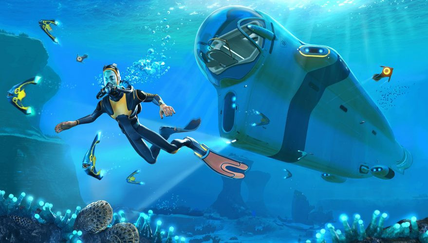 Game Open wordl di laut, Subnautica.