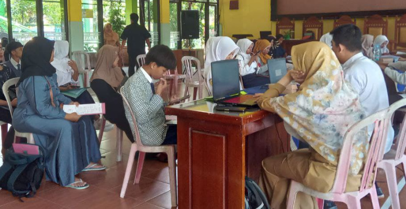 Proses pengambilan PIN SPMB yang saat ini memasuki simulasi