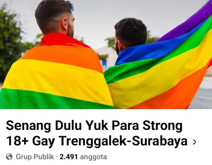 Dua grup Facebook diduga milik komunitas LGBT yang mencantumkan nama Trenggalek.