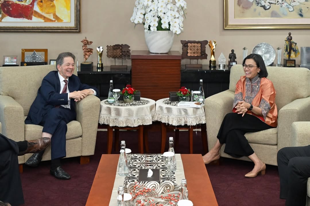 Sri Mulyani dan Arthur Laffer bincang-bincang soal Pajak.