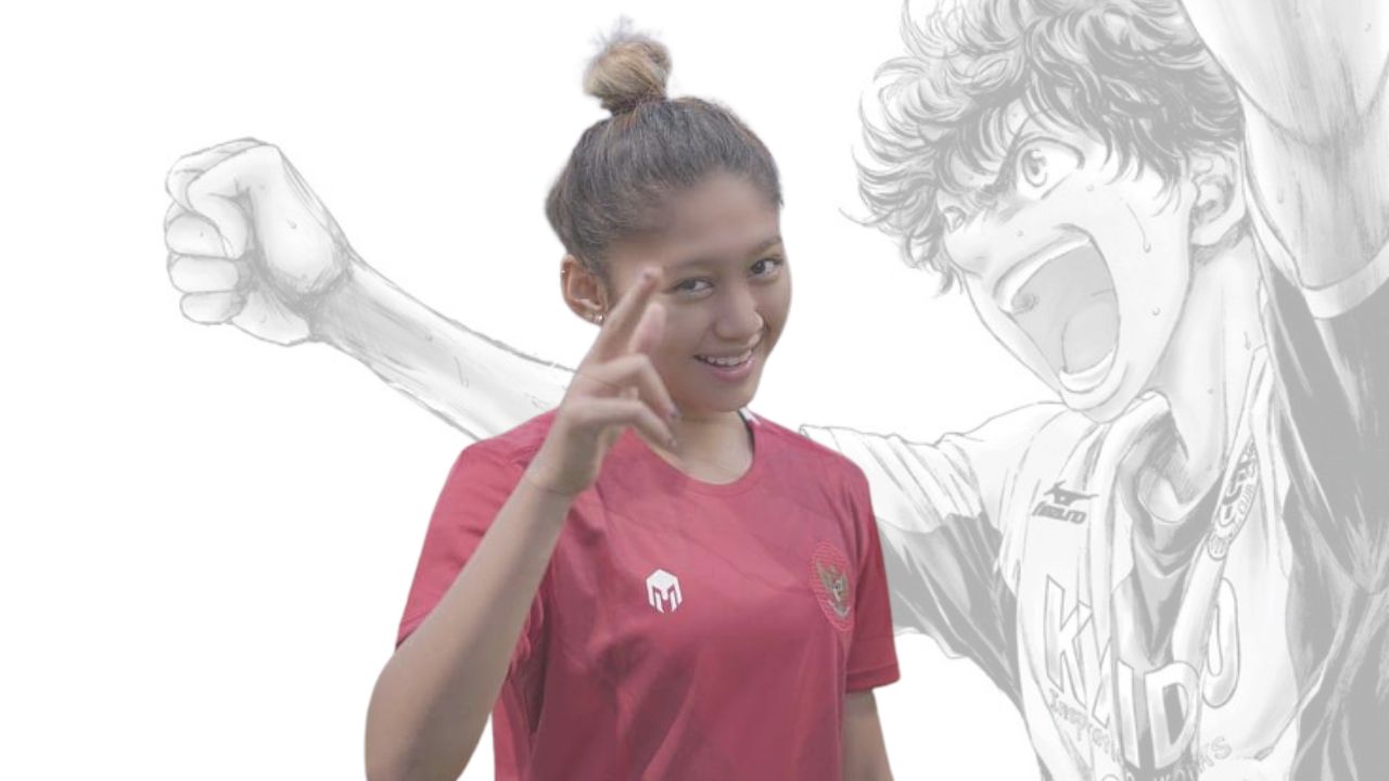 Kisah Zahra Muzdalifah di Timnas Putri Indonesia Mirip Ashito di anime Ao Ashi