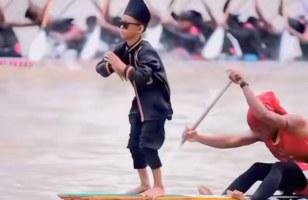 Aksi bocah tari pacu jalur viral di medsos