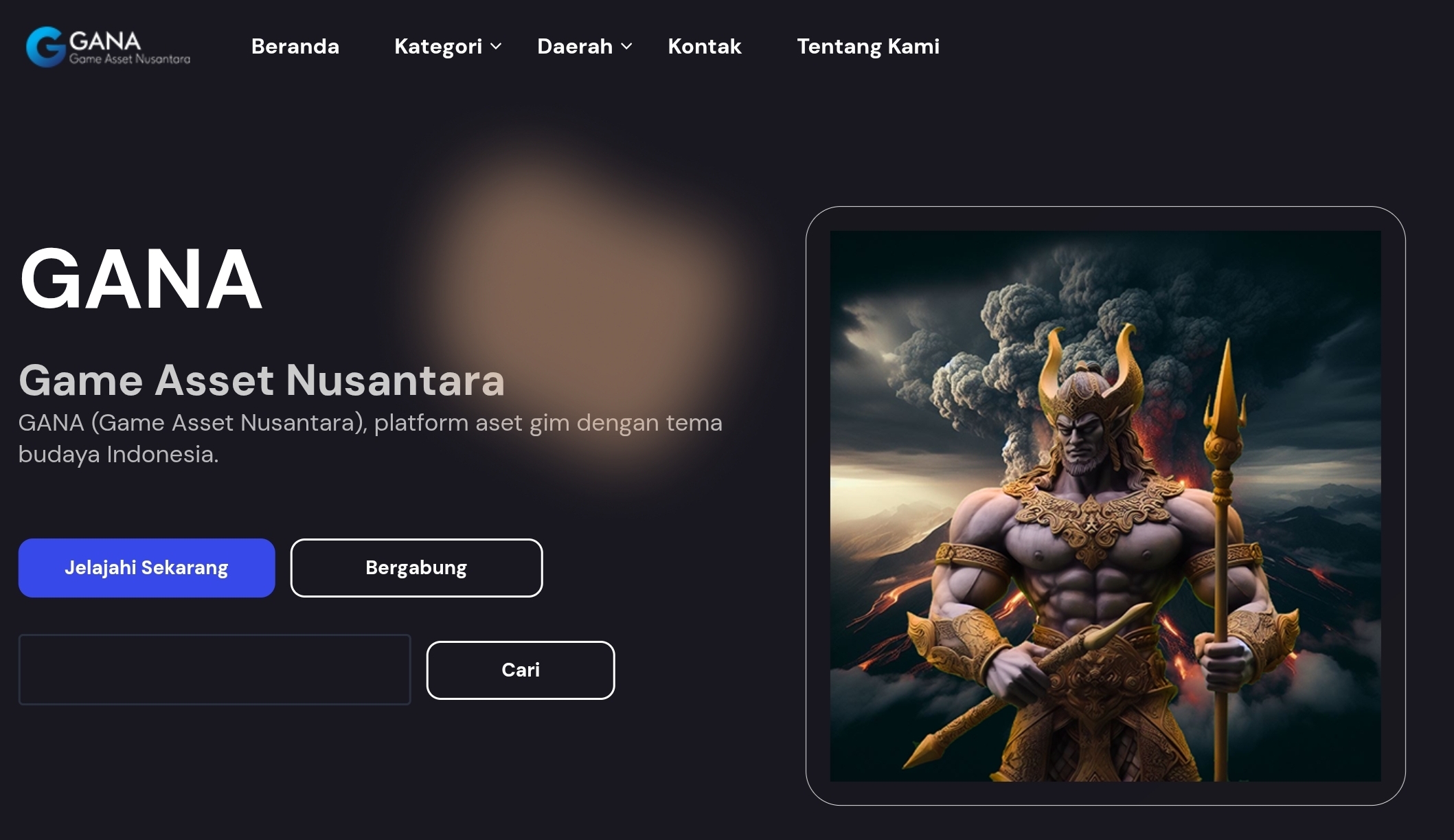 Platform GANA bisa menjadi lokasi berkumpulnya aset game berbasis budaya Indonesia.