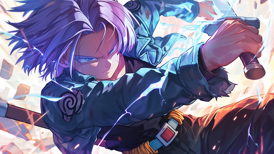 Trunks, anak vegeta.