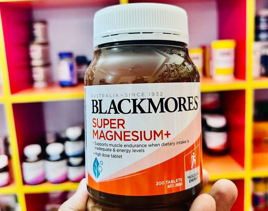 Produk Blackmores Super Magnesium+ yang masuk imbauan BPOM. (FACEBOOK AUS MART BD)