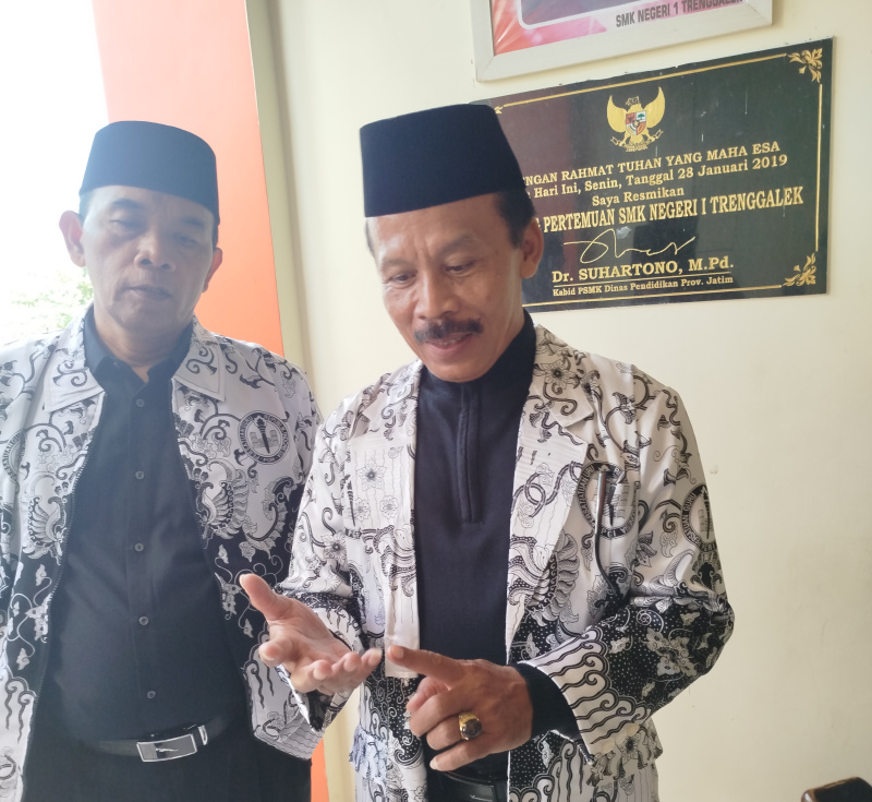 Ketua PGRI Trenggalek Catur Winarno