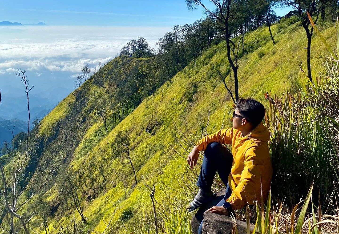 Panorama puncak Gunung Wilis di wilayah Tulungagung. (FACEBOOK YUDI SEMBAKO)