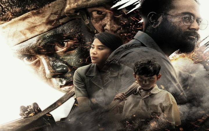 Poster film Believe: Takdir, Mimpi, Keberanian menampilkan nuansa militer dan emosional, menggambarkan kisah keluarga prajurit dalam latar Operasi Seroja.