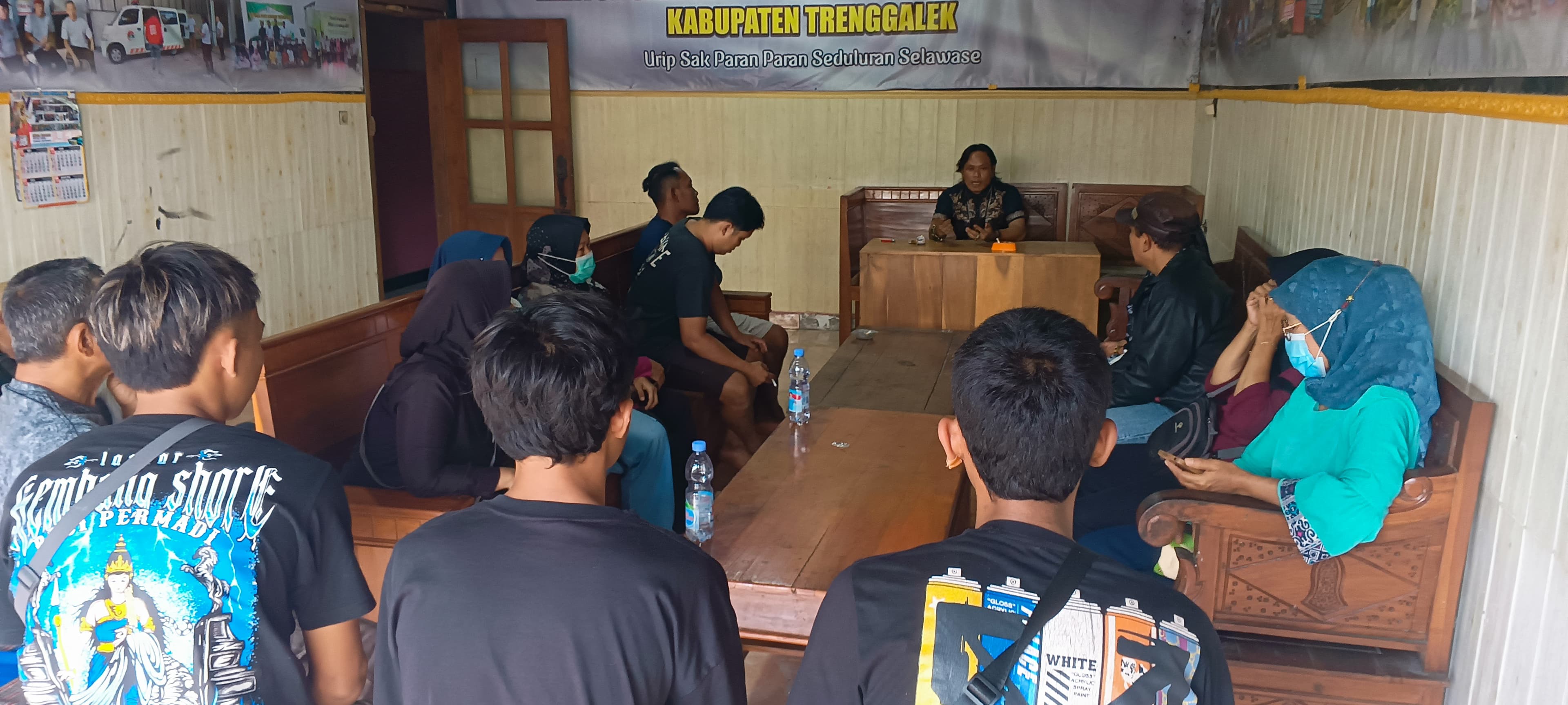 PKL di Alun-alun Trenggalek akan lakukan demo buntut pembatalan event bulan Agustus.