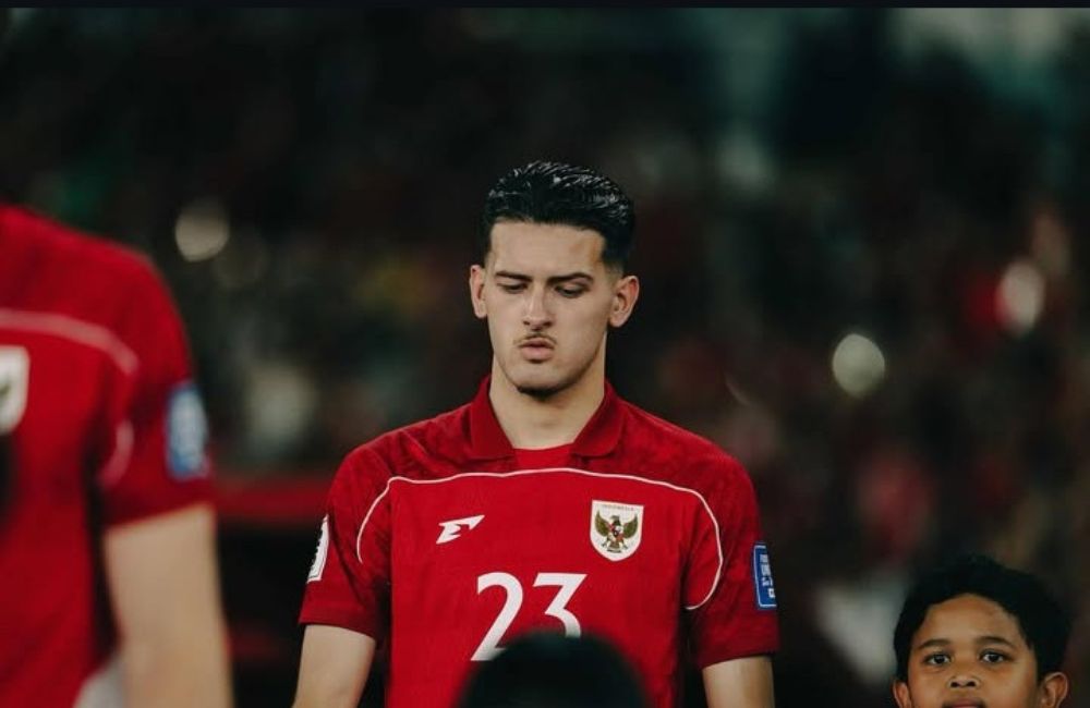 Justin hubner saat membela timnas Indonesia di qualifikasi Piala dunia 2026