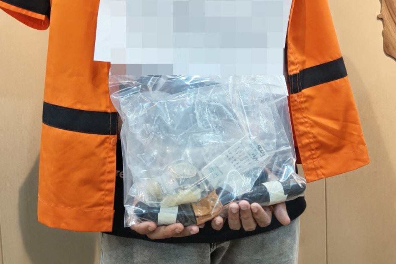 Barang bukti narkotika yang disita Bea Cukai Batam dari seseorang berinisial OT. (BEA CUKAI)