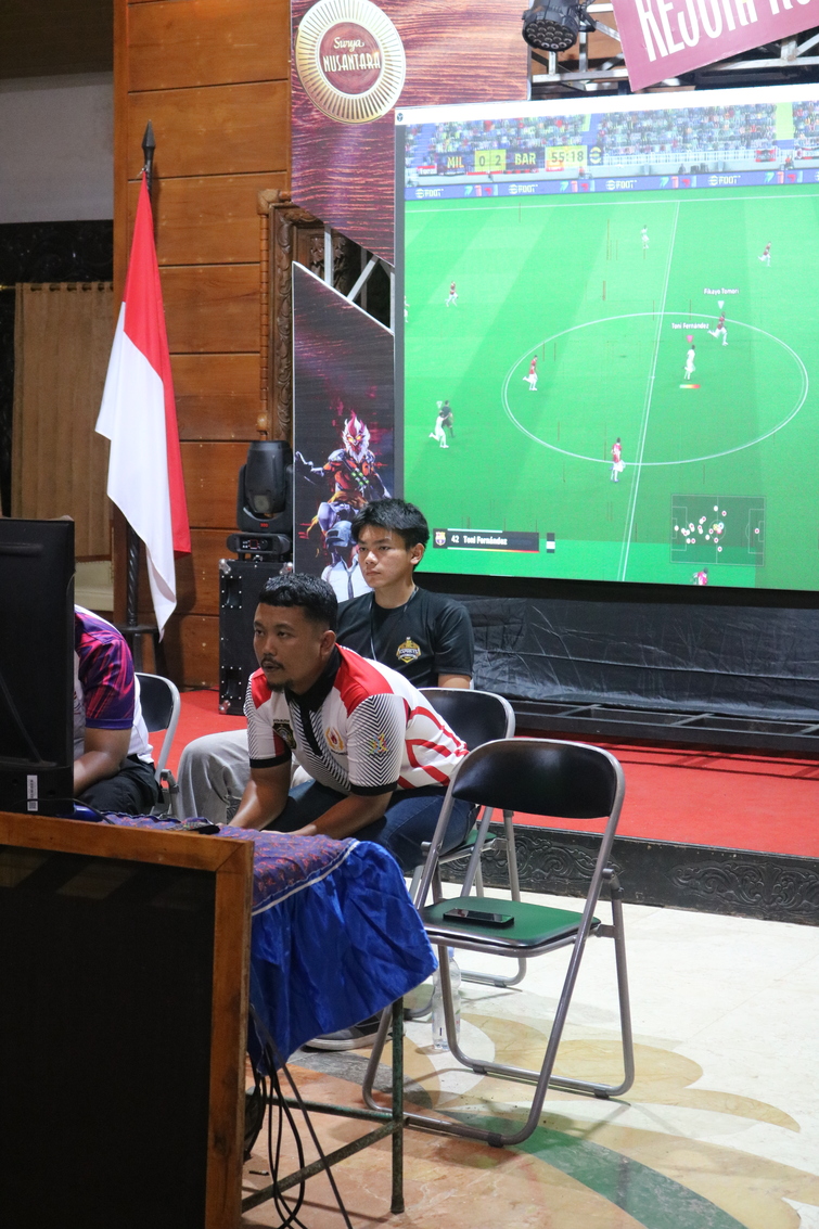 Para atlet Trenggalek ketika bertanding