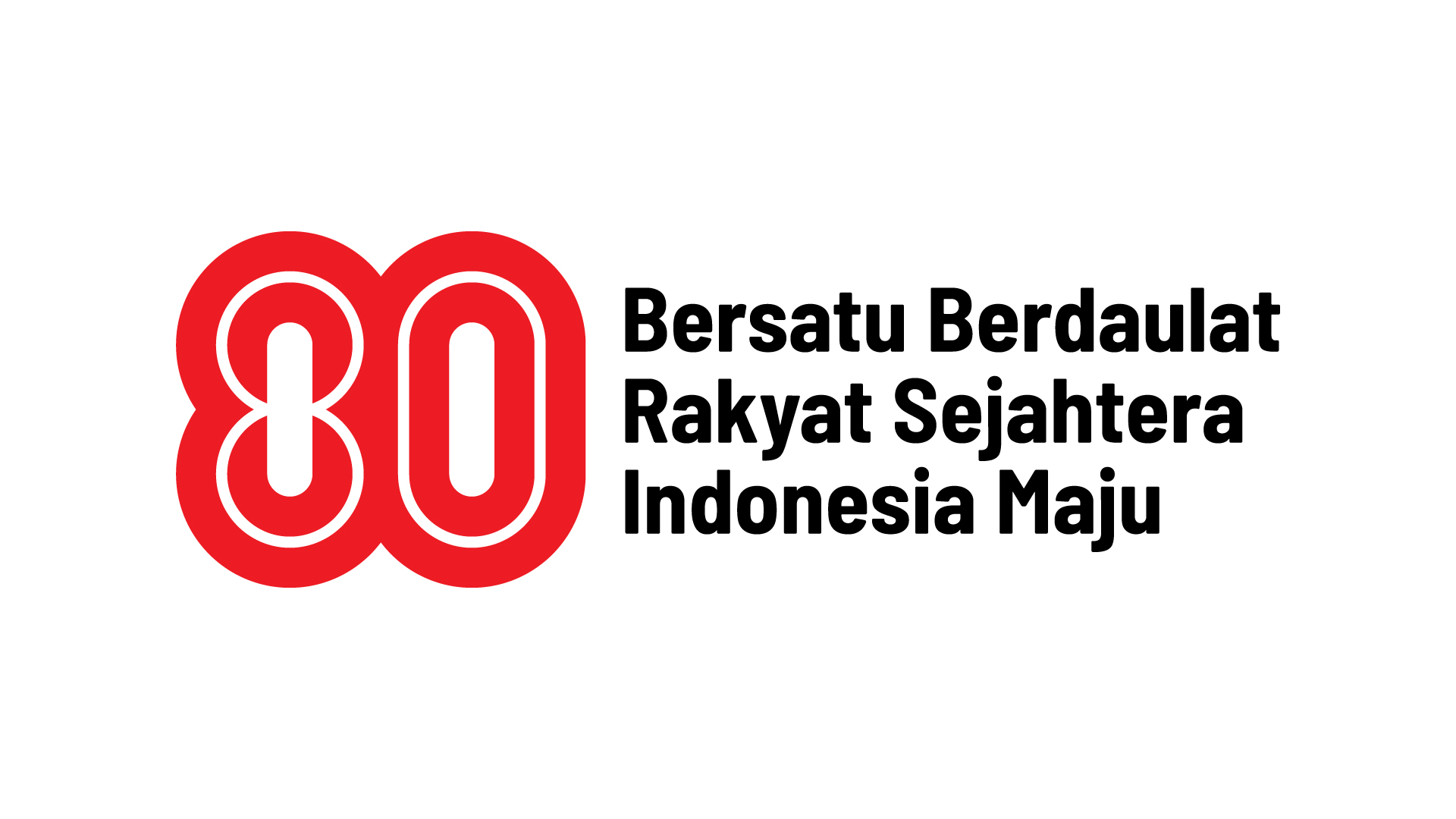 Logo HUT RI ke-80 (Gambar: hut80ri.setneg.go.id)