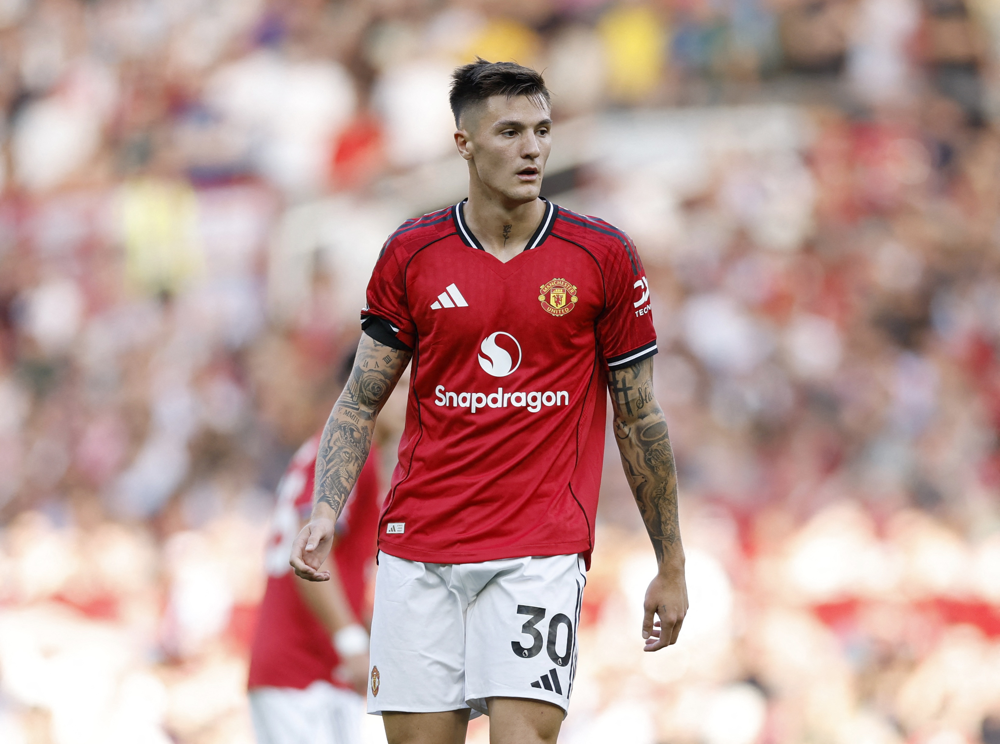 Benjamin Sesko ungkap perasaannya usai debut bersama Manchester United