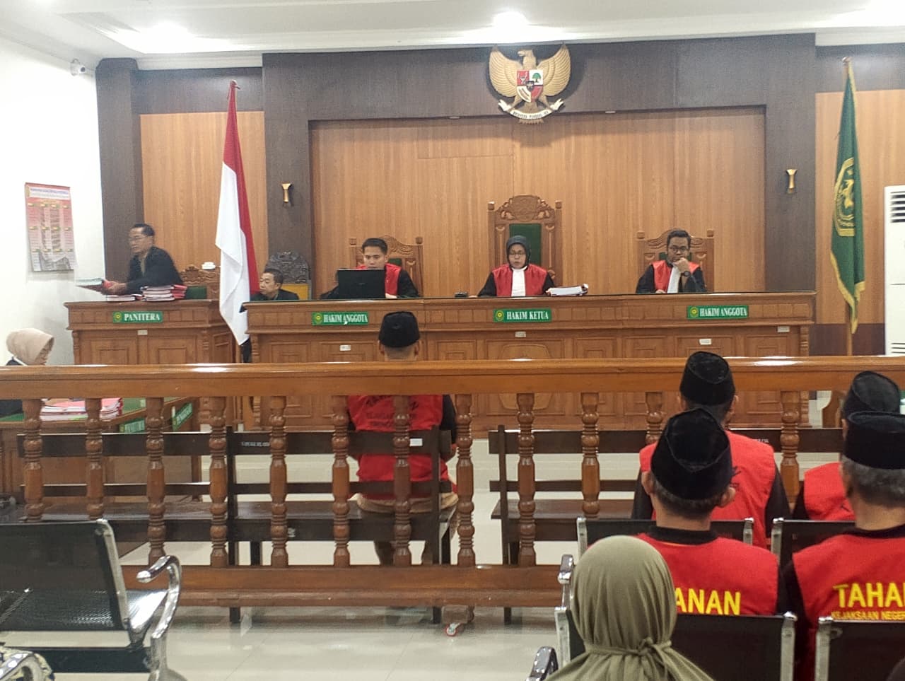 Sidang putusan pelaku pembunuhan di Hotel Jaas Trenggalek