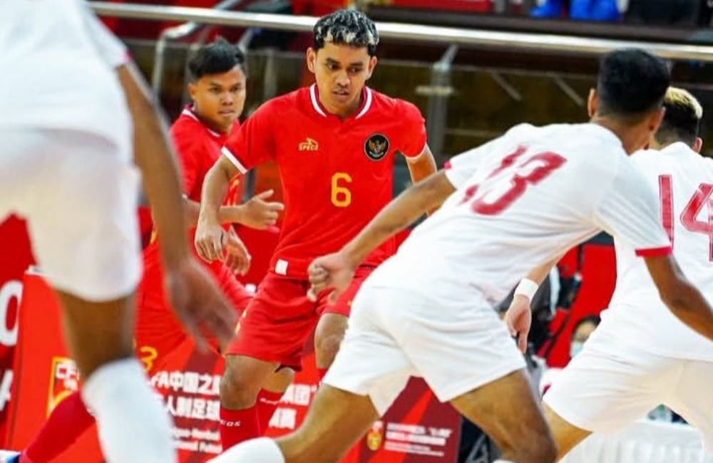 Timnas futsal Indonesia sukses menutup fase grup dengan kemenangan tipis 2-1 atas Selandia Baru