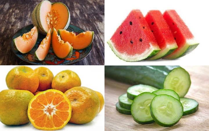 ada beberapa buah buahan yang banyak mengandung air.