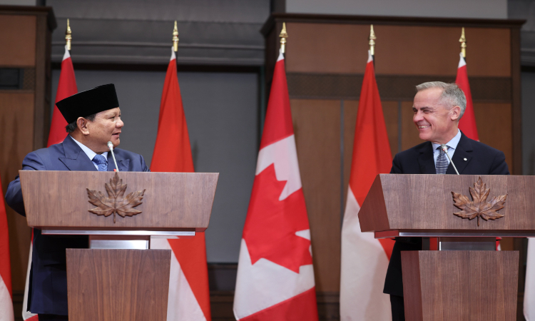 Pertemuan bilateral antara Presiden Prabowo Subianto dan Perdana Menteri Kanada Mark Carney menghasilkan penandatanganan Indonesia&ndash;Canada Comprehensive Economic Partnership Agreement (CEPA).