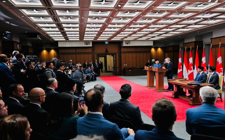 Presiden RI Prabowo Subianto menyepakati Indonesia&ndash;Canada Comprehensive Economic Partnership Agreement (CEPA) bersama PM Kanada.