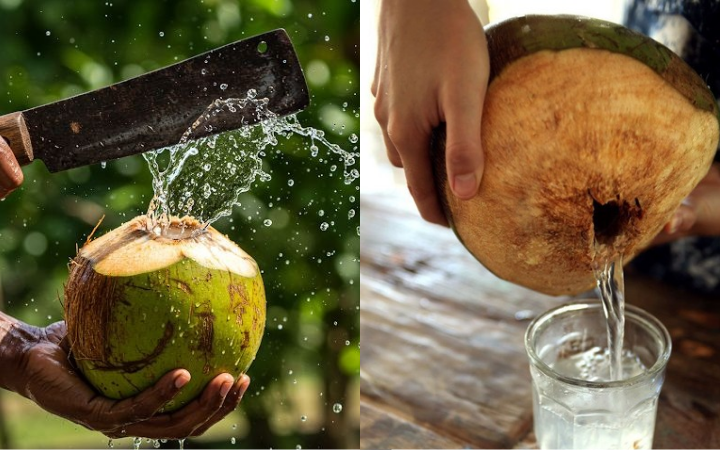 Air kelapa adalah salah satu penolong awal untuk keracunan.