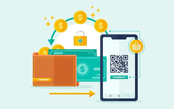 Transaksi makin simpel tanpa dompet fisik, cukup scan QR dan beres (Pinterest.com)