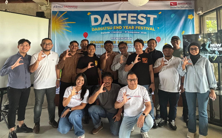 Media Gathering bertajuk Daihatsu End Year Festival (DAIFEST) 2025, Sabtu (18/10/2025).