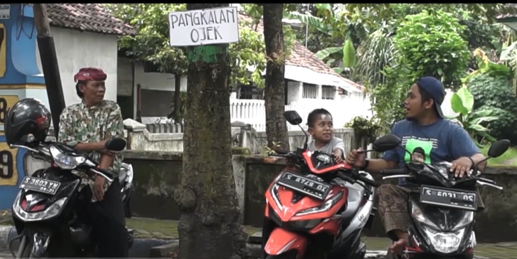 Di Trenggalek masih ada ojek pangkalan hingga yang bertahan.