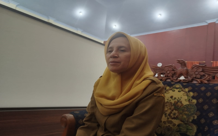 Kepala Disperinaker Trenggalek, Christina Ambarwati.