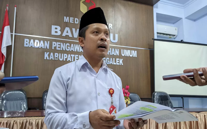 Ketua Bawaslu Trenggalek, Rusman Nuryadin.
