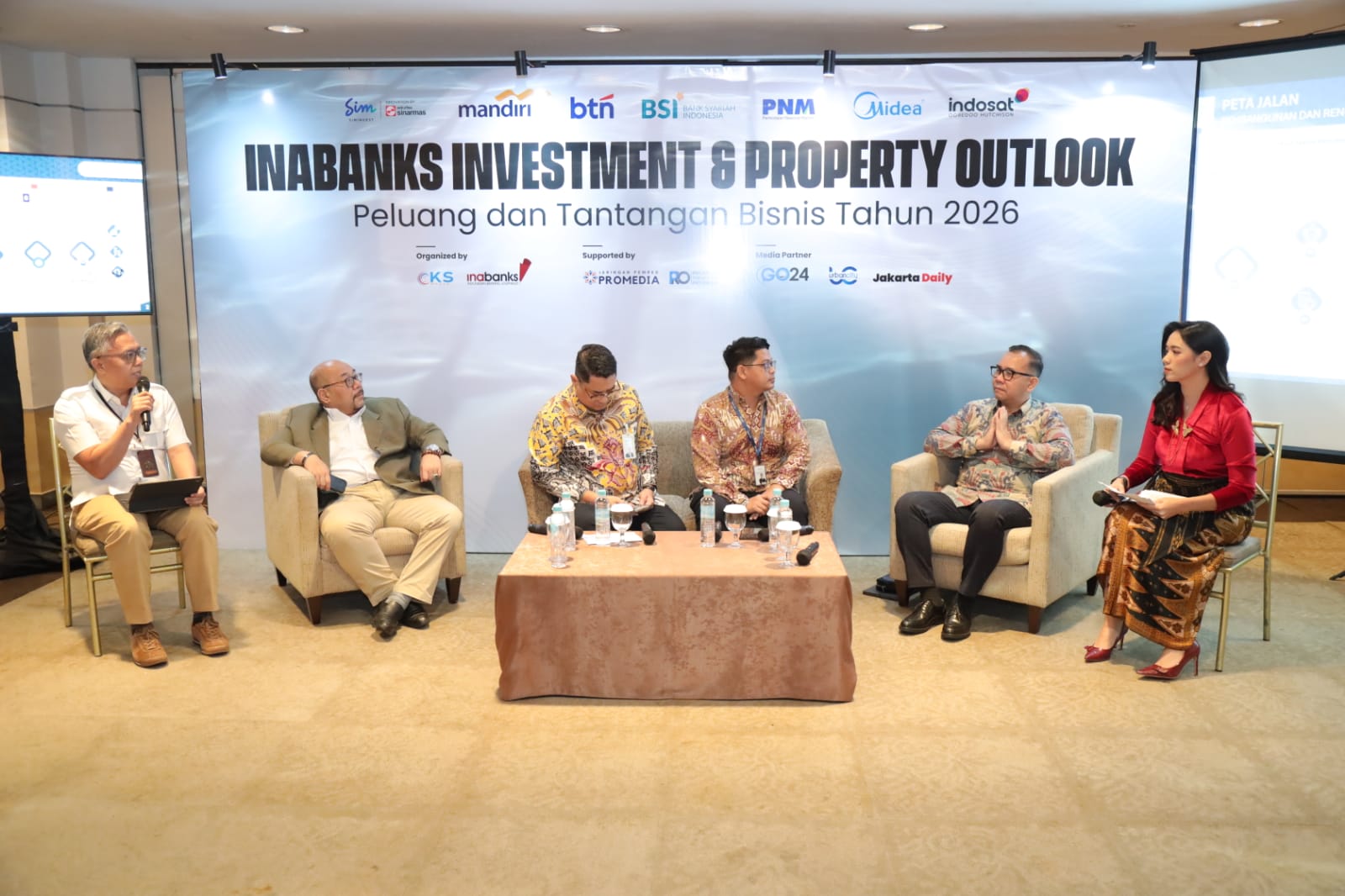 Forum Inabanks Investment & Property Outlook: Peluang dan Tantangan Bisnis Tahun 2026, yang digelar di Jakarta, Rabu, (12/11/2025).