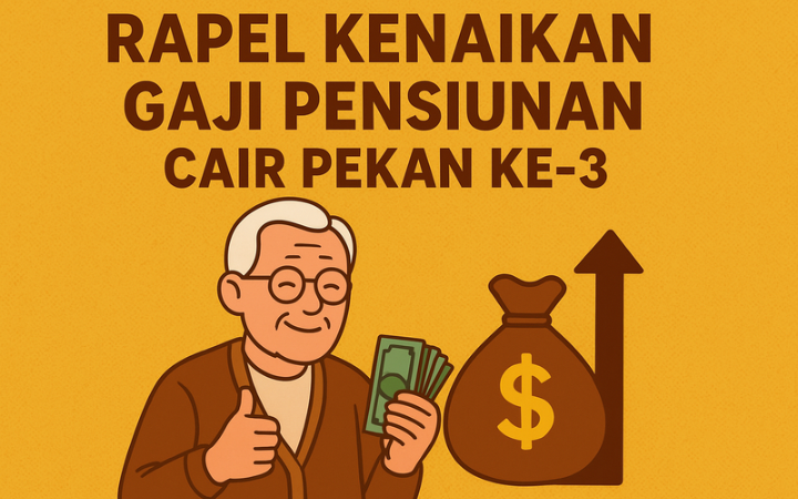 Rapel kenaikan gaji pensiunan siap cair pada pekan ke-3!
