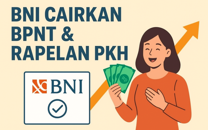 BNI mulai mencairkan BPNT dan rapelan PKH bagi Keluarga Penerima Manfaat.