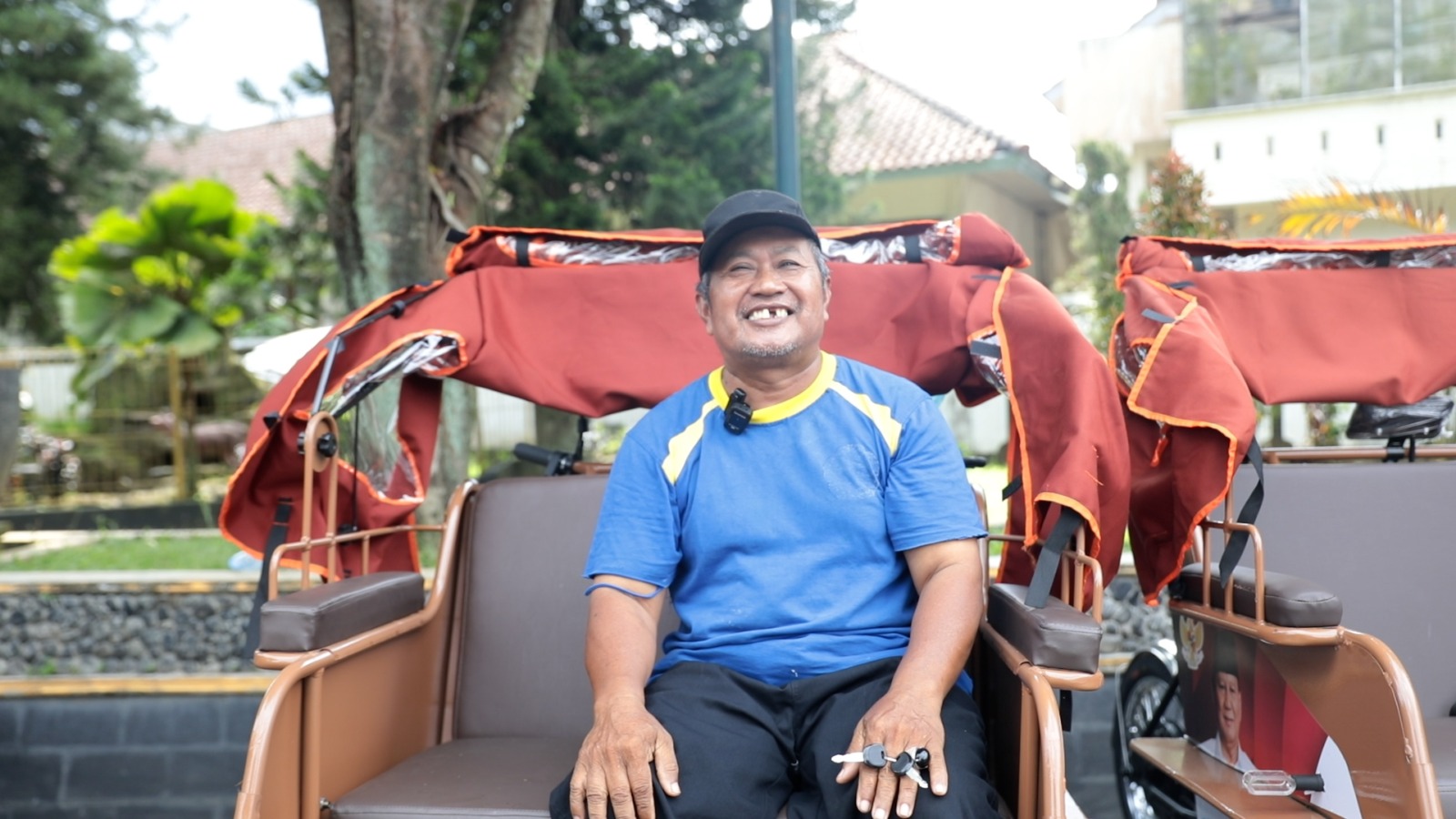 Bantuan becak listrik dari Presiden Prabowo Subianto menjadi angin segar bagi para pengayuh becak.