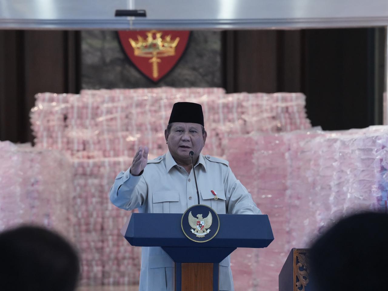 Presiden Prabowo di Gedung Kejaksaan Agung, Jakarta, Rabu (24/12/2025).