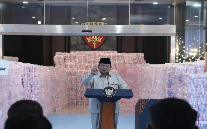 Presiden Prabowo  di Gedung Kejaksaan Agung RI, Rabu (24/12/2025).