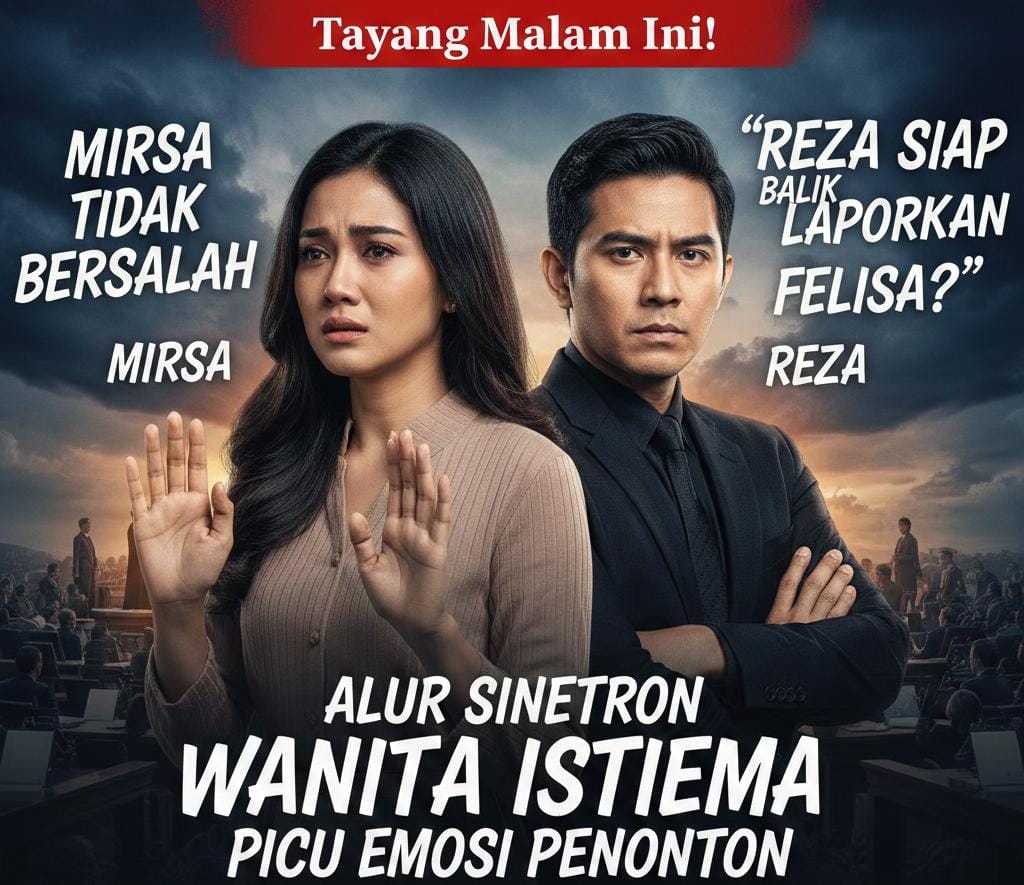 Mirsa Tidak Bersalah, Reza Siap Balik Laporkan Felisa? Alur Sinetron Wanita Istimewa Picu Emosi Penonton