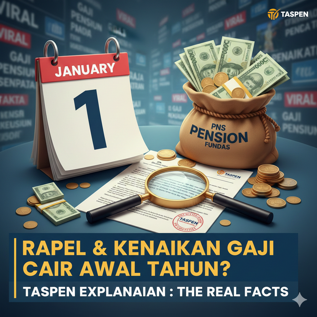 Isu Viral Rapel dan Kenaikan Gaji Pensiun PNS Cair Awal Tahun, Ini Penjelasan Lengkap TASPEN soal Fakta Sebenarnya