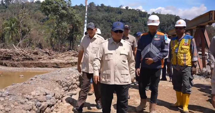 Presiden RI Prabowo Subianto kembali berkunjung ke Sumatra untuk terus memantau perkembangan penanganan bencana.