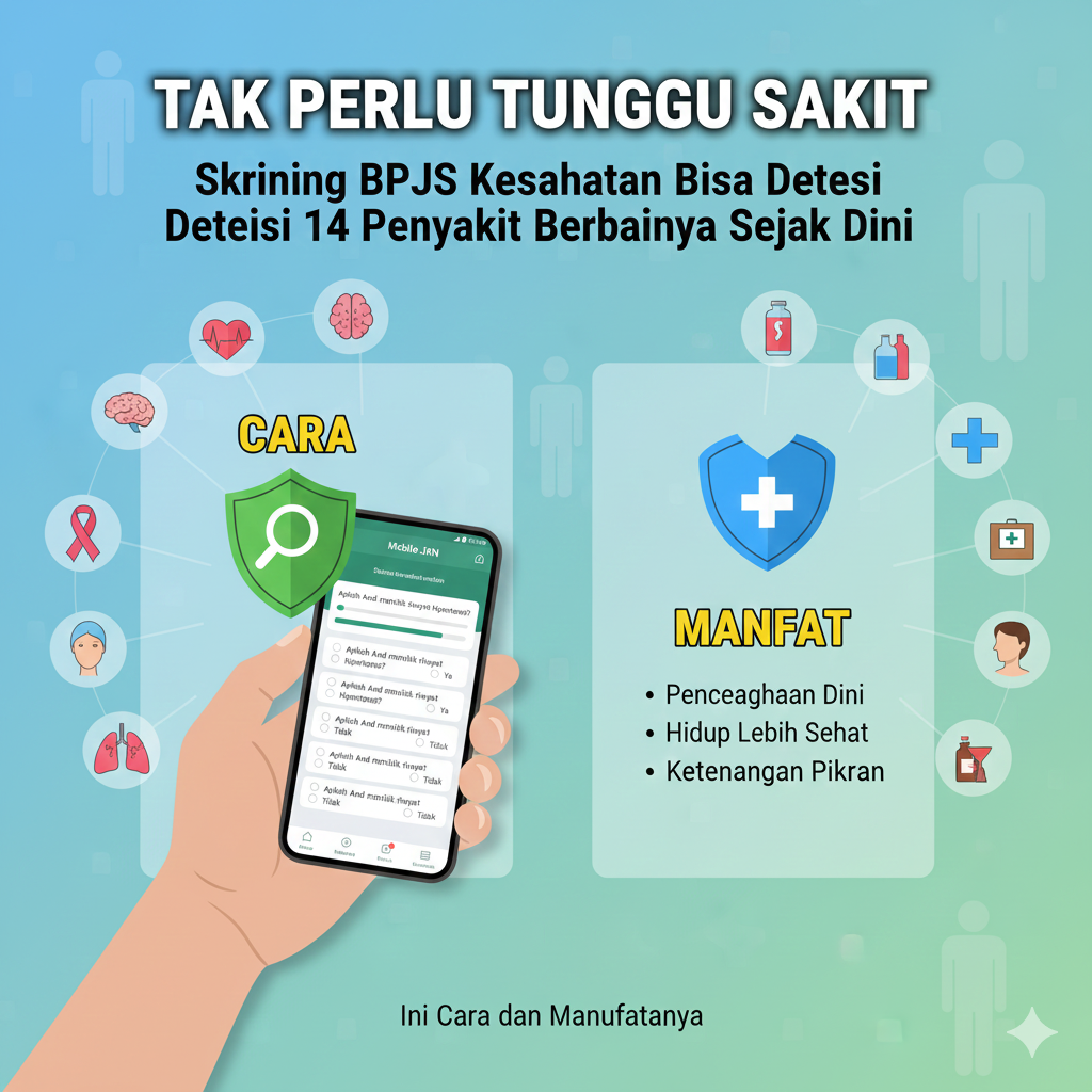 Tak Perlu Tunggu Sakit, Skrining BPJS Kesehatan Bisa Deteksi 14 Penyakit Berbahaya Sejak Dini, Ini Cara dan Manfaatnya