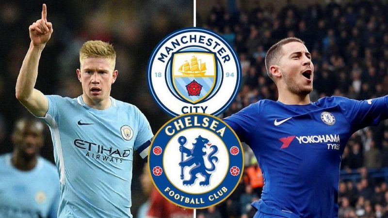 Pertandingan Manchester City vs Chelsea, aksi Haaland dan Foden di Premier League.