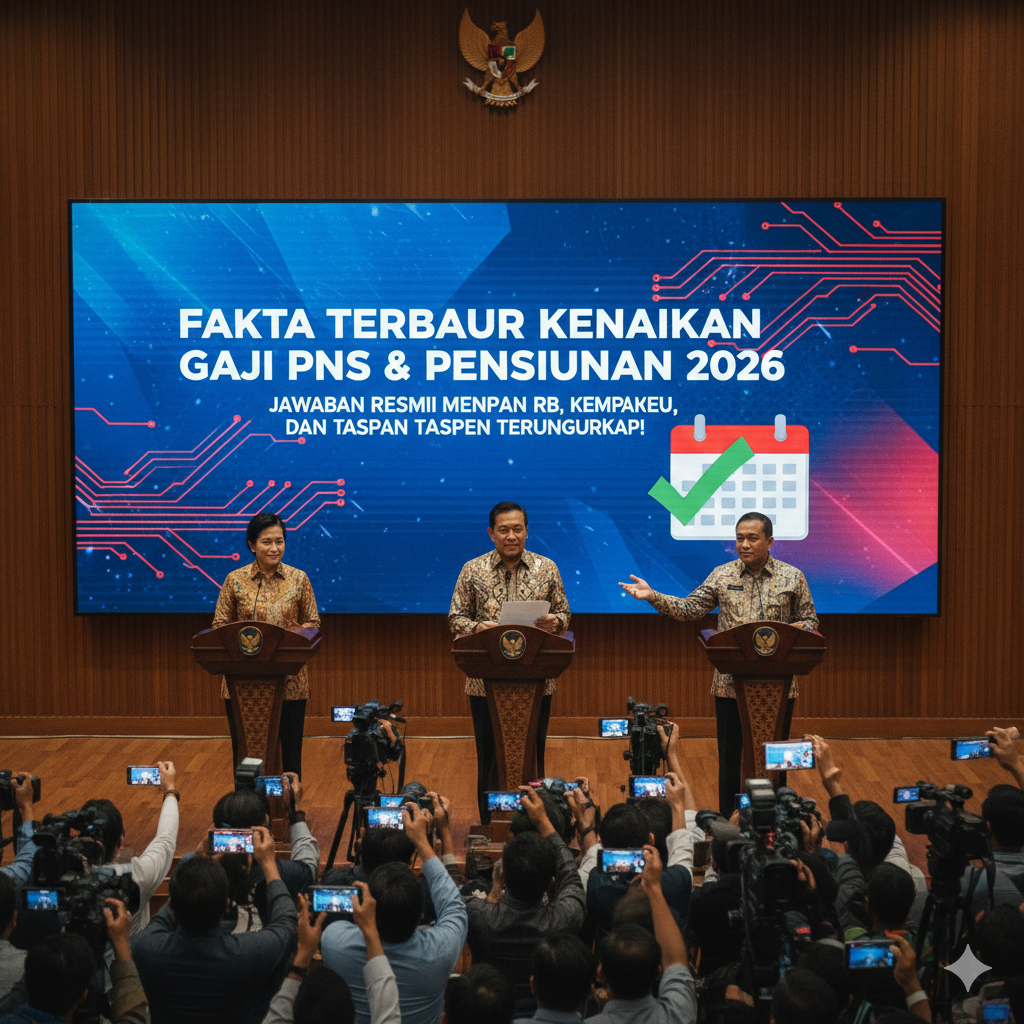 Fakta Terbaru Kenaikan Gaji PNS dan Pensiunan 2026, Jawaban Resmi Menpan RB, Kemenkeu, dan Taspen Akhirnya Terungkap